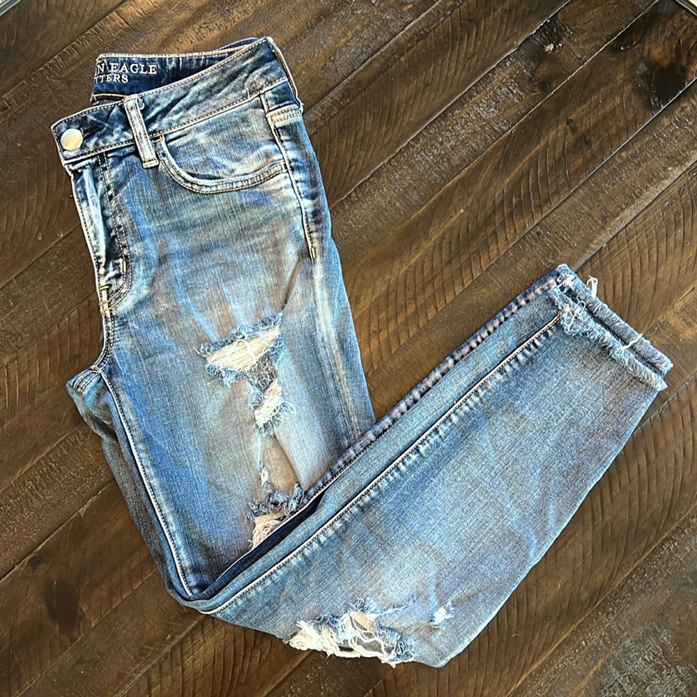 American Eagle Jegging Crop Jeans Super Stretch